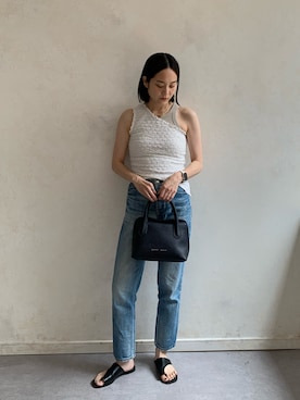 「IACUCCI（イアクッチ）のアイテム」を使った、hanakaさん（レディース・160cm）の夏コーディネート