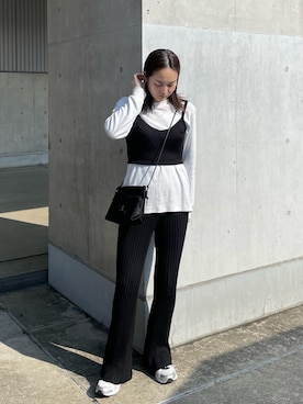 hanaさん（レディース・160cm）の冬コーディネート