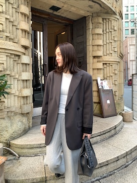 hanaさん（レディース・160cm）の冬コーディネート