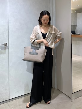 「通勤スタイル」｜hanaさん（レディース・160cm）の夏コーディネート