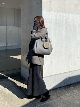 「アイテム（キーホルダー）」を使った、hanaさん（レディース・160cm）の秋コーディネート