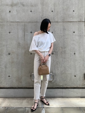 「IACUCCI（イアクッチ）のアイテム」を使った、hanakaさん（骨格ナチュラル・レディース・160cm）の夏コーディネート