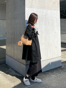 「アイテム（その他小物）」を使った、hanaさん（レディース・160cm）の秋コーディネート