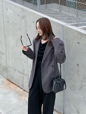 「IACUCCI（イアクッチ）のアイテム」を使った、HANAKAさん（レディース・160cm）の秋コーディネート
