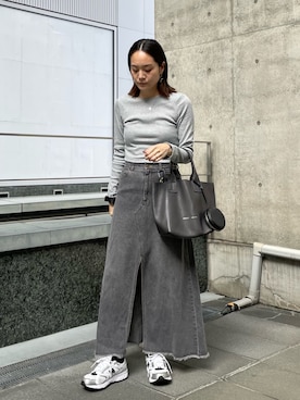 「アイテム（その他小物）」を使った、hanaさん（レディース・160cm）の秋コーディネート