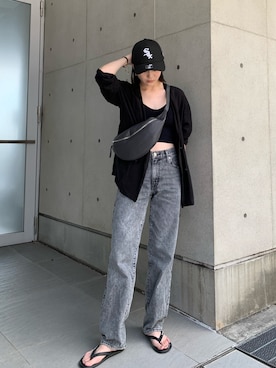 「IACUCCI（イアクッチ）のアイテム」を使った、hanakaさん（レディース・160cm）の夏コーディネート