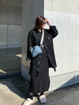 「アイテム（財布/小物）」を使った、hanaさん（レディース・160cm）の秋コーディネート