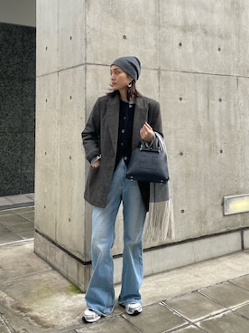 hanaさん（レディース・160cm）の冬コーディネート