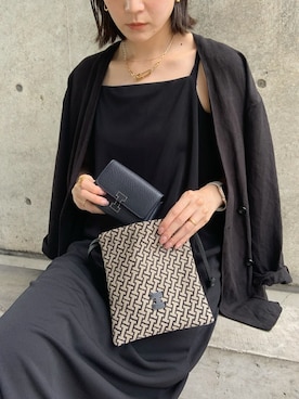 「アイテム（ポーチ）」を使った、hanakaさん（レディース・160cm）の夏コーディネート