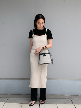 「IACUCCI（イアクッチ）のアイテム」を使った、hanakaさん（骨格ナチュラル・レディース・160cm）の夏コーディネート