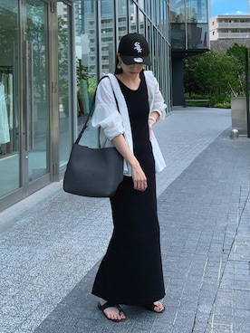 「IACUCCI（イアクッチ）のアイテム」を使った、hanakaさん（レディース・160cm）の夏コーディネート