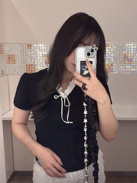 「アイテム（バックパック/リュック）」を使った、mumuさん（レディース・153cm）の夏コーディネート