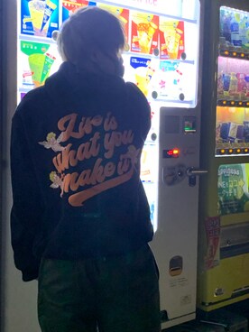 「パーカーコーデ」｜shirakinさん（メンズ・167cm・10代）の冬コーディネート