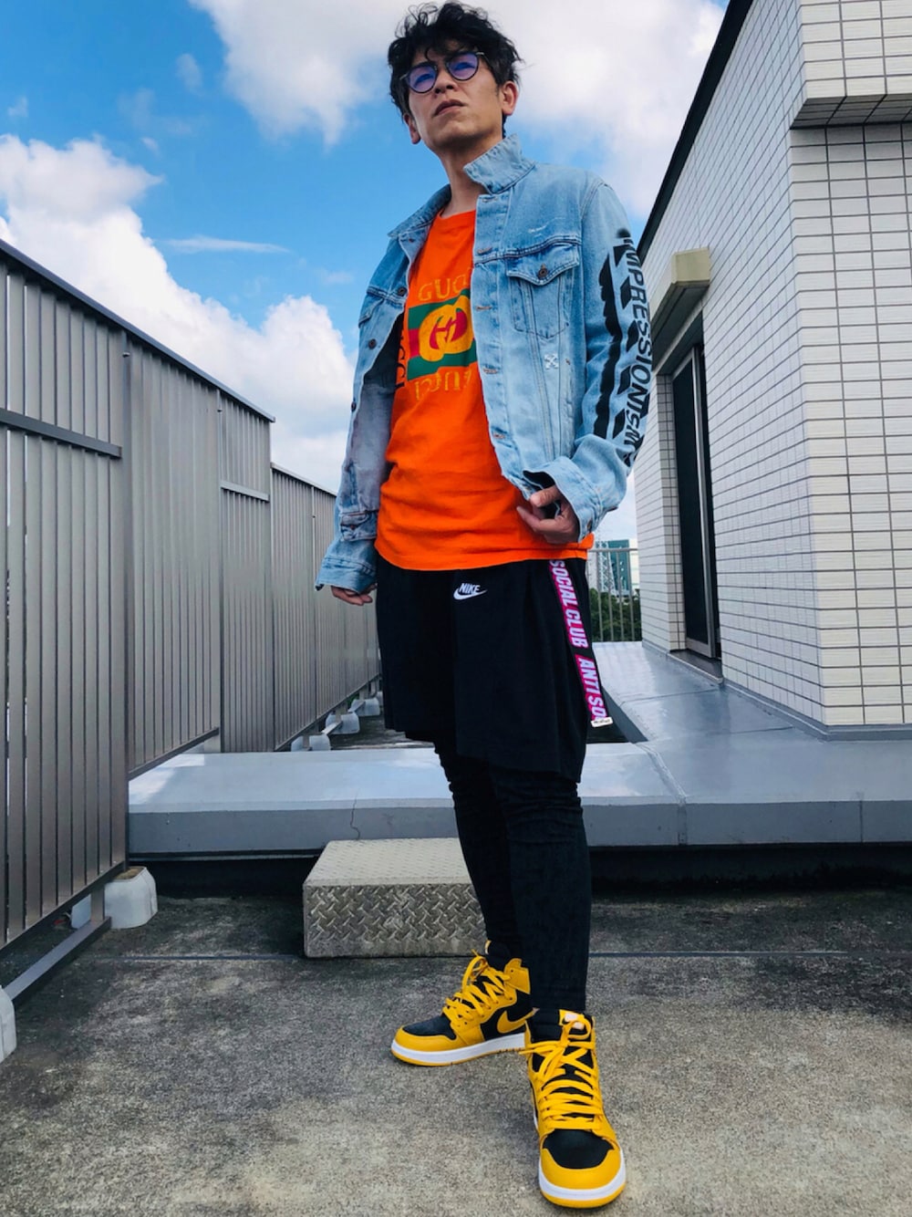 NIKE JORDAN ミニボストン スニーカーと合わせてカジュアルに harutoexplorer｜AIR JORDANのスニーカーを使ったコーディネート