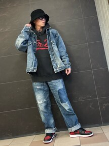 拓郎　SAPEur デニムジャケット・パンツセット M 1672387573_215.jpg