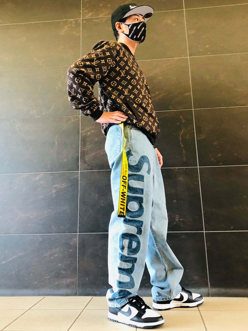 supreme バーガンディデニムパンツ Supreme シュプリーム デニムパンツ supreme Black Ark Regular