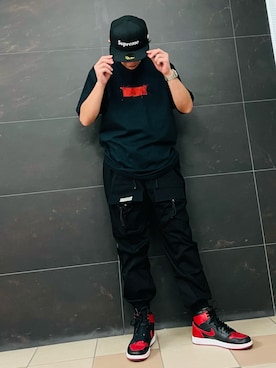 「BLACKTAILOR（ブラックテイラー）のアイテム」を使った、harutoexplorerさん（メンズ・174cm）の夏コーディネート