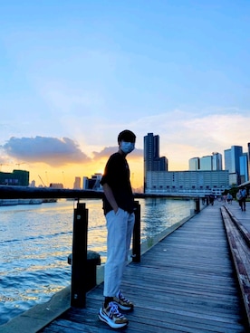 「sacai」｜Dicksonさん（メンズ・176cm・10代）の夏コーディネート
