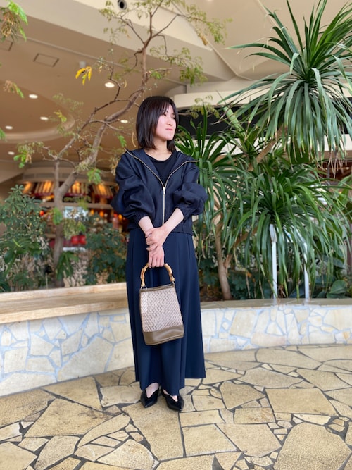 【超ポイントバック祭】 バンブーハンドルミニシアーバック（ハンドバッグ）｜Te chichi バッグ