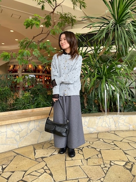 「Te chichi TERRASSE（テチチテラス）のアイテム（パンツ）」を使った、e6さん（レディース・149cm）の秋コーディネート