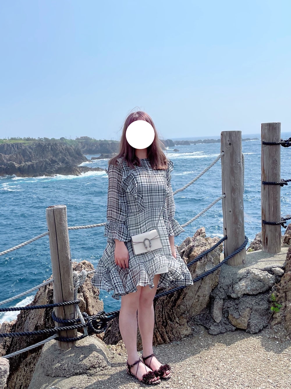 「SNIDELのフリルチュニックブラウス（シャツ/ブラウス、その他）」を使った、jiaoziさん（レディース・153cm）の夏コーディネートの1枚目の写真