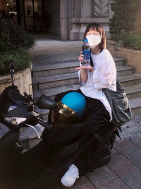 「50%のアイテム（トップス、ホワイト系）」を使った、creamlinさん（レディース）の夏コーディネート