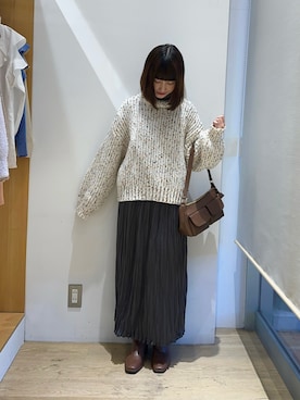 「Te chichi TERRASSE（テチチテラス）のアイテム」を使った、nanamiさん（骨格ウェーブ・レディース・152cm）の秋コーディネート