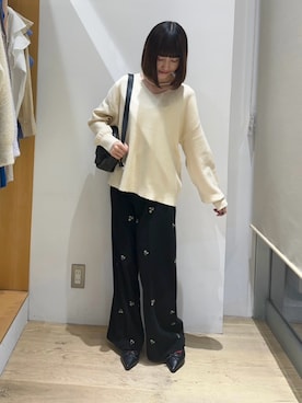 「Te chichi TERRASSE（テチチテラス）のアイテム」を使った、nanamiさん（骨格ウェーブ・レディース・152cm）の秋コーディネート