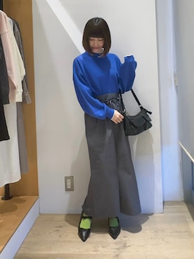 「Te chichi TERRASSE（テチチテラス）のアイテム」を使った、nanamiさん（骨格ウェーブ・レディース・152cm）の秋コーディネート