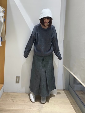 「Te chichi TERRASSE（テチチテラス）のアイテム（帽子）」を使った、nanamiさん（レディース・152cm）の秋コーディネート