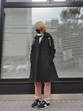 「ZIPニット」｜MG._.さん（レディース・162cm）の冬コーディネート