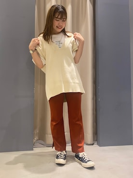 「ct70」｜あさかさん（レディース・153cm）の夏コーディネート