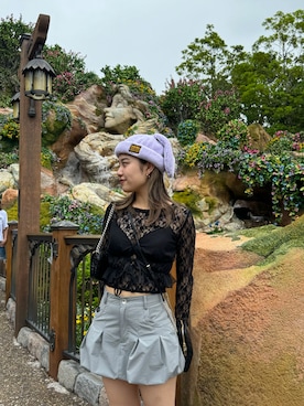 「ACLENT（アクレント）のアイテム」を使った、sayanoさん（レディース・155cm）の夏コーディネート