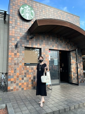 「スターバックス」｜fkokmomoさん（レディース・165cm）の夏コーディネート