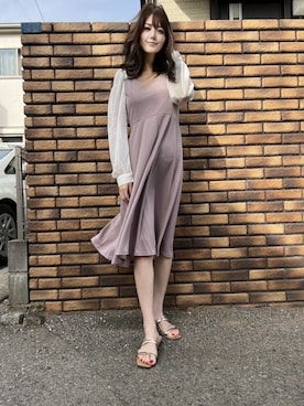 「DAISY（デイジー）のアイテム」を使った、fkokmomoさん（レディース・165cm）の春コーディネート