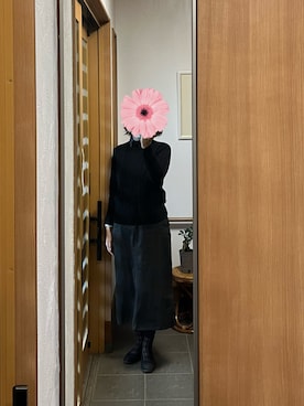 「無印良品コーデ」｜✨CANNA🌙さん（レディース・166cm）の冬コーディネート