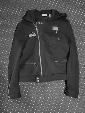 「MONCLER（モンクレール）のアイテム（マウンテンパーカー）」を使った、なかさん（メンズ・167cm）の冬コーディネート
