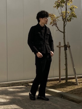 「Paul Smith（ポールスミス）のアイテム（スラックス）」を使った、sou304さん（メンズ・184cm）の春コーディネート