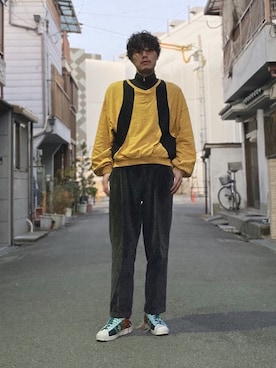 「HUGO BOSS（ヒューゴボス）のアイテム（トップス）」を使った、sou304さん（メンズ・184cm）の冬コーディネート