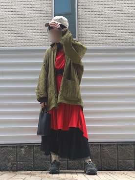 「Paul Smith（ポールスミス）のアイテム（ジャケット/アウター）」を使った、mmさん（レディース・165cm）の春コーディネート