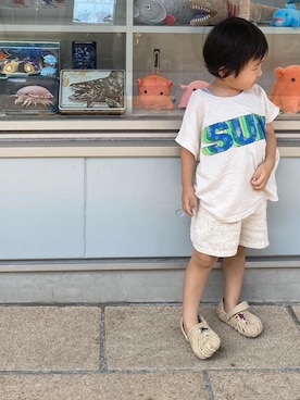 「アイテム（パンツ）」を使った、ruiさん（キッズ・100cm）の夏コーディネート