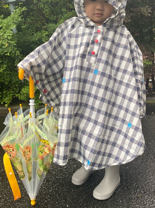 392 plusm（サンキューニプリュスエム）の「Kids Rain Poncho