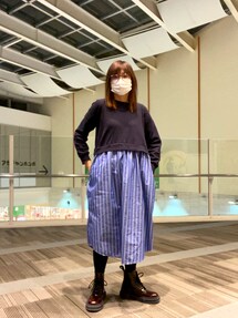 ZUCCa（ズッカ）の「シャツドッキング / ワンピース（シャツワンピース