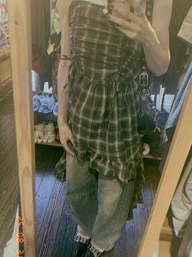 「アイテム（チュニック）」を使った、　ninaさん（レディース・160cm）の秋コーディネート