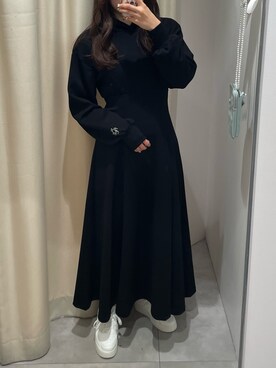 「one after another NICE CLAUP（ワンアフターアナザーナイスクラップ）のアイテム（ワンピース/ドレス）」を使った、べりこさん（レディース・157cm）の秋コーディネート