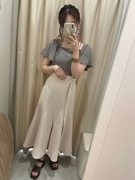 橋本すずかさん（レディース・165cm）の夏コーディネート