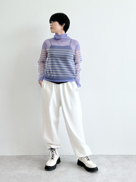 Ayano Satoさん（レディース・158cm）の夏コーディネート