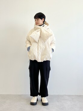 「CITEN（シテン）のアイテム（その他アウター）」を使った、Ayano Satoさん（レディース・158cm）の秋コーディネート