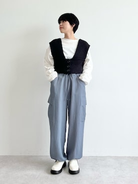 Ayano Satoさん（レディース・158cm）の夏コーディネート