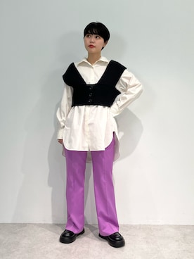 Ayano Satoさん（レディース・158cm）の夏コーディネート